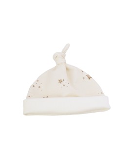 Bonnet et chaussons bébé naissance - beige - motif étoile