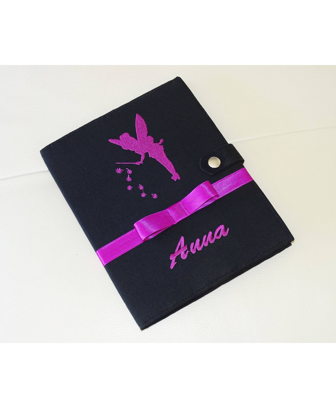 Protège carnet de santé rigide personnalisé - fée clochette - Cadeau de naissance fille personnalisé Protège carnet de santé rigide personnalisé - fée clochette - Cadeau de naissance fille personnalisé