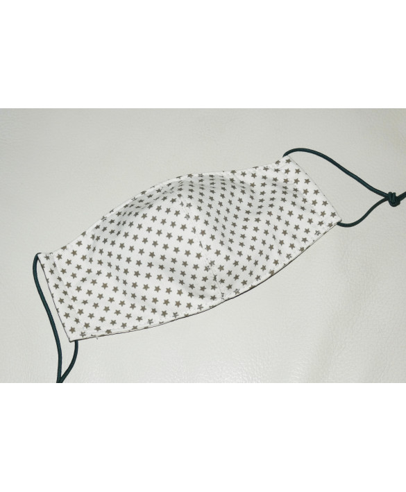 Masque en tissu pour enfant - Lavable et réutilisable - fille - garçon - étoiles Masque en tissu pour enfant - Lavable et réutilisable - fille - garçon - étoiles